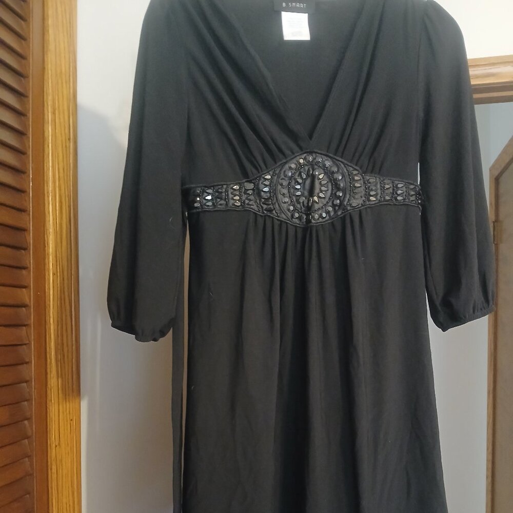 Black B.Smart size 3/4 short dress